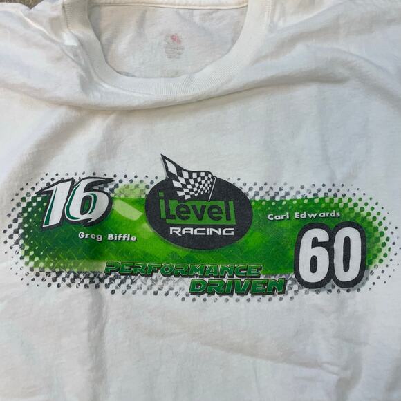 Vintage 2006 NASCAR iLevel Racing Greg Biffle Carl Edwards T-Shirt Mens L - Picture 5 of 7
